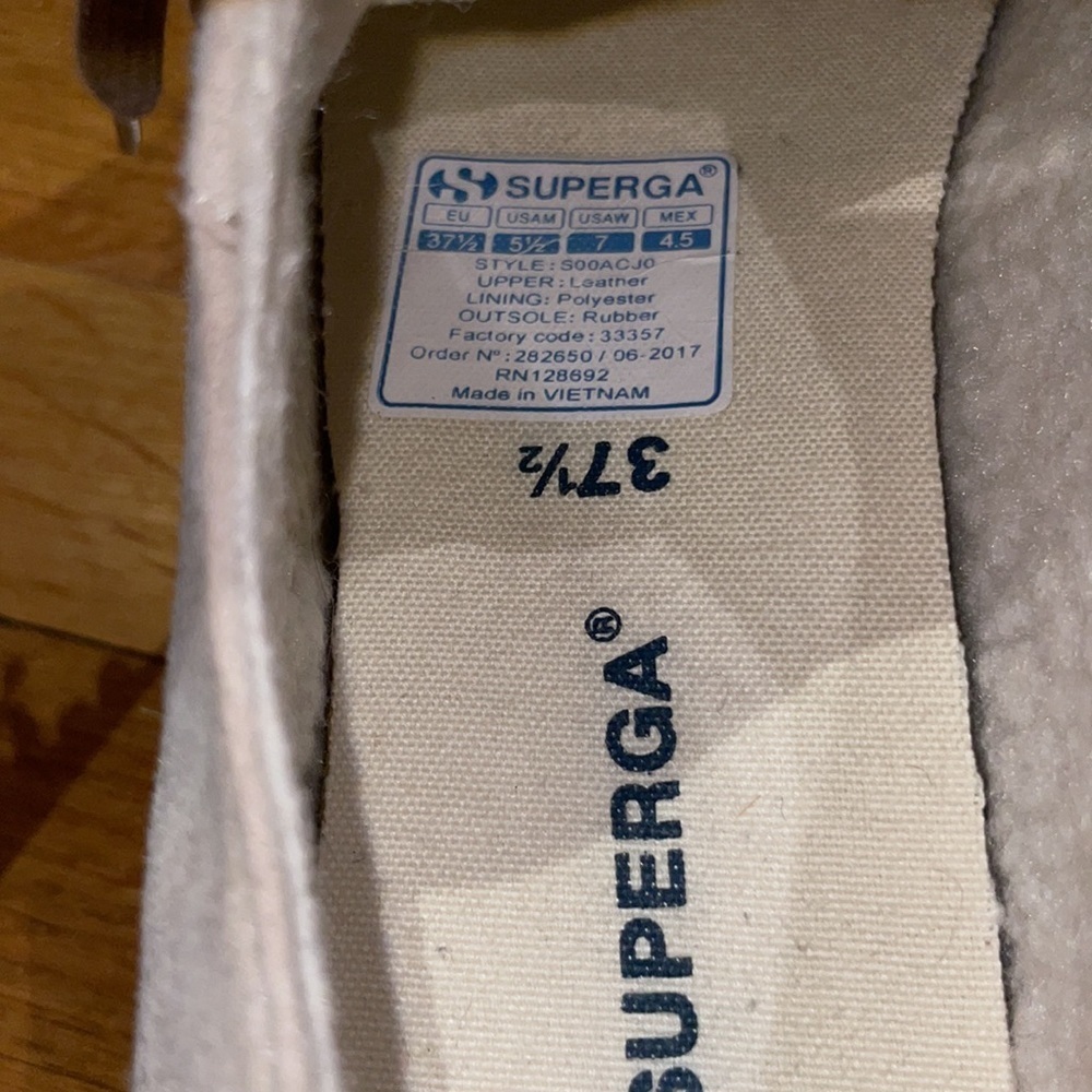 ♡SUPERGA sneaker with sherpa inside size 7.5 - Picture 3 of 6